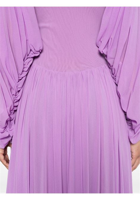 Abito lungo in jersey in viola Philosophy Di Lorenzo Serafini - donna PHILOSOPHY DI LORENZO SERAFINI | 040221180219